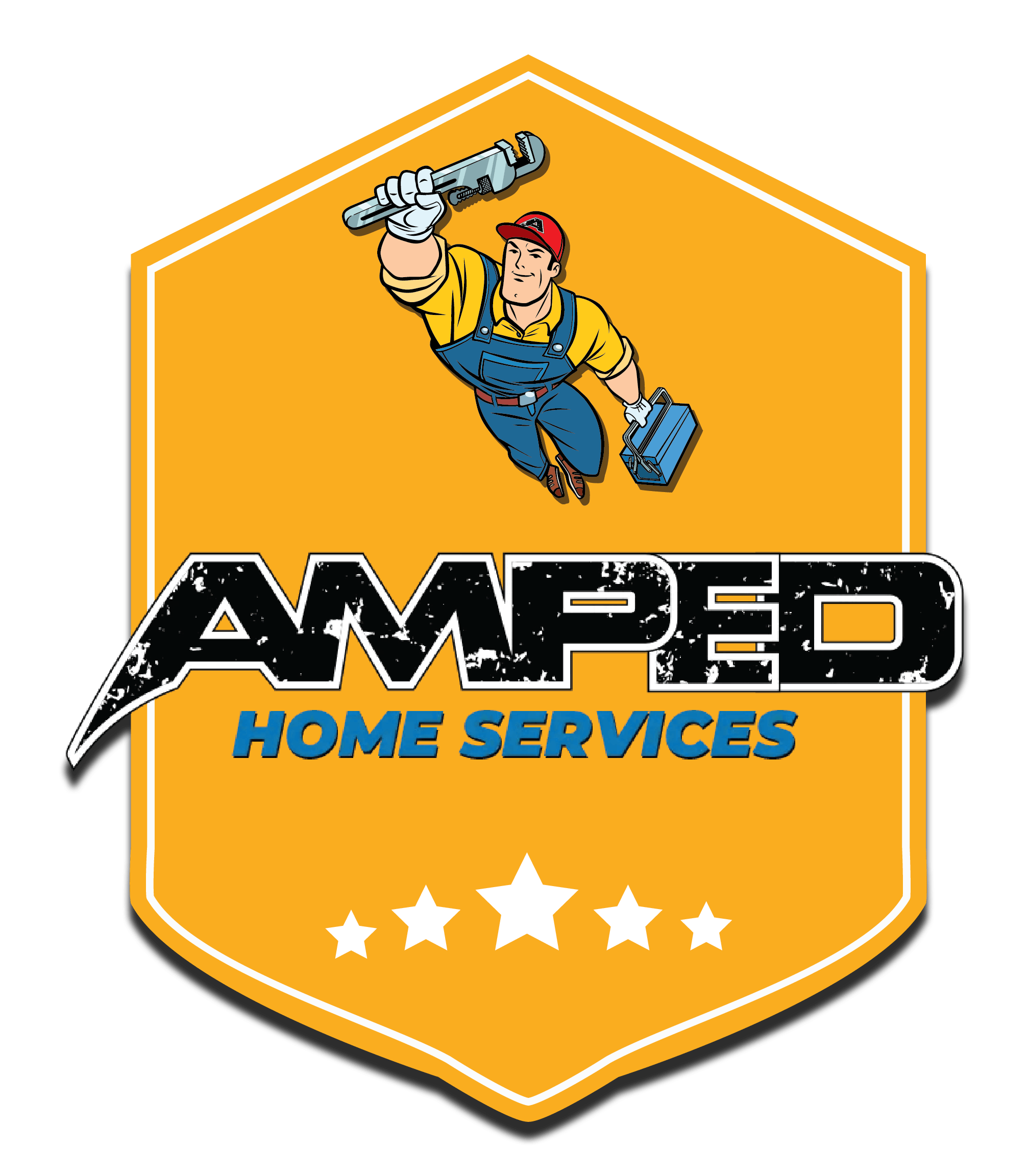 Amped Plumbing Heating Air Conditioning and Security logo