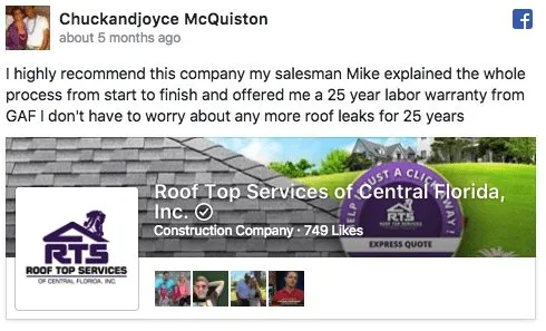 Roof Top Services of Central Florida, Inc photo 2