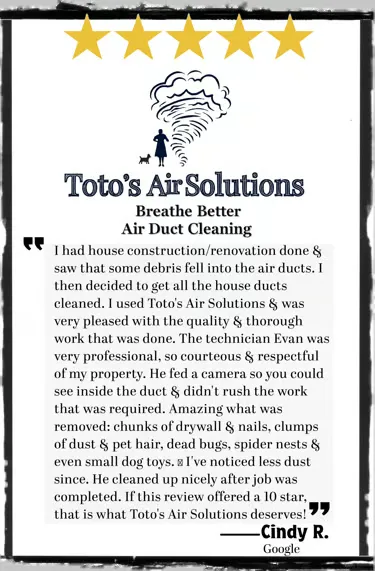 Toto’s Air Solutions Duct Cleaning photo 1