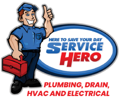 Service Hero Plumbing, HVAC, and Electrical logo