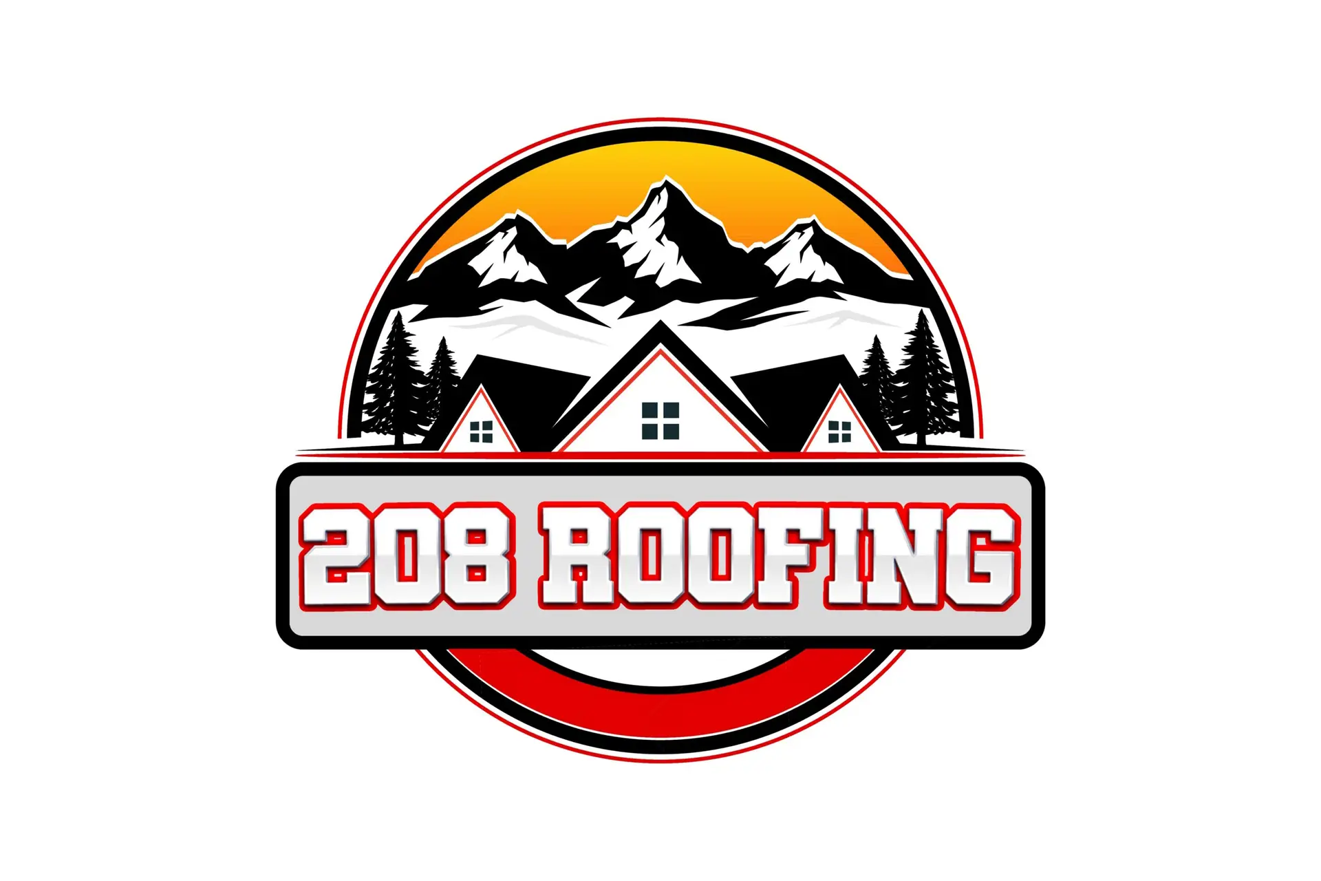 208 Roofing logo
