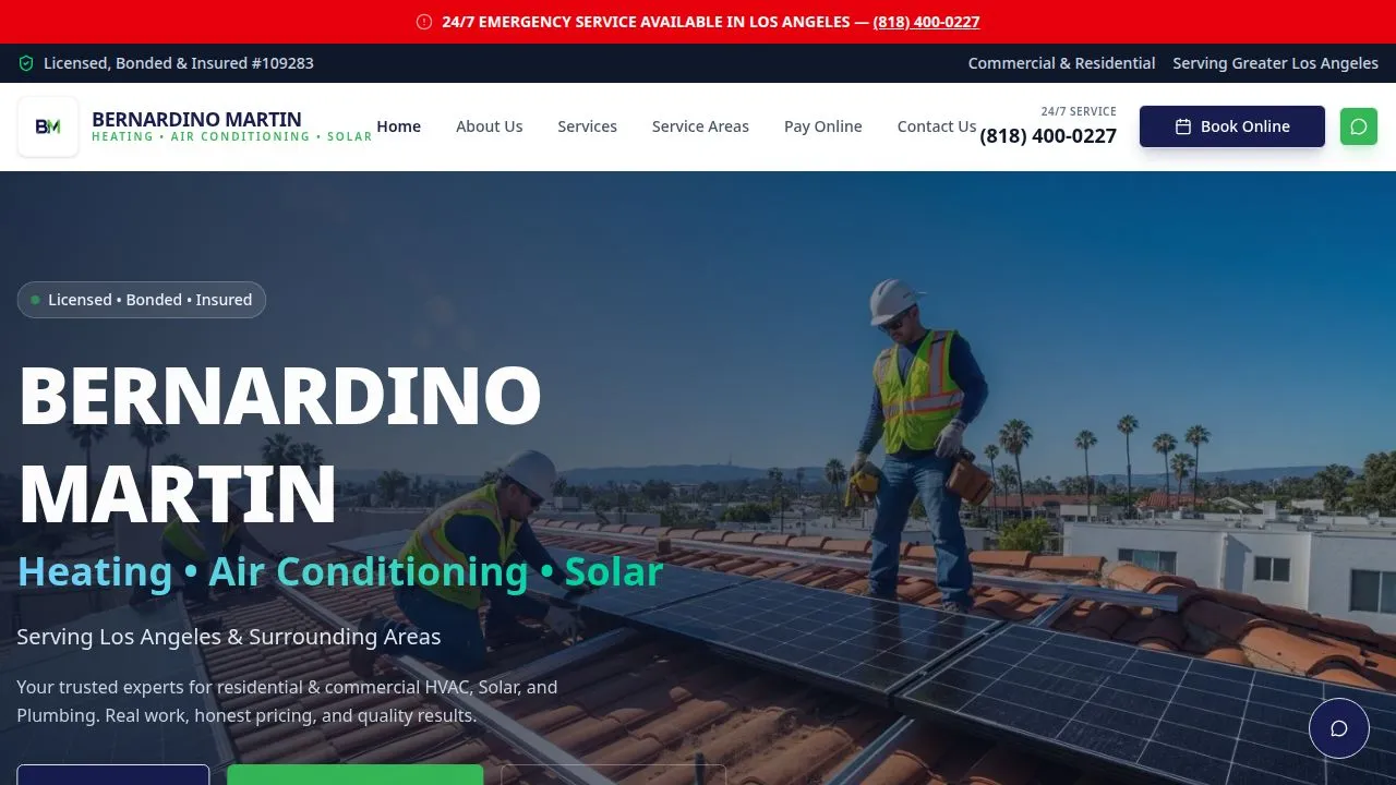 Bernardino Martin Heating Air Conditioning, Solar, photo 1