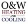 O & W Heating and Cooling and Furnace, boiler, water heater install & repair logo