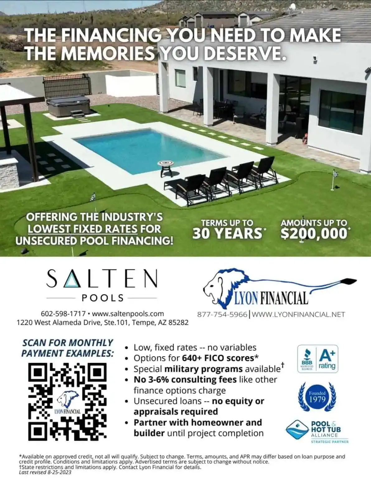 Salten Pools - Pool Builders & Contractors | Swimming Pool Cleaning & Remodeling Services in Arizona photo 8