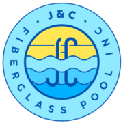 J & C Fiberglass Pools logo