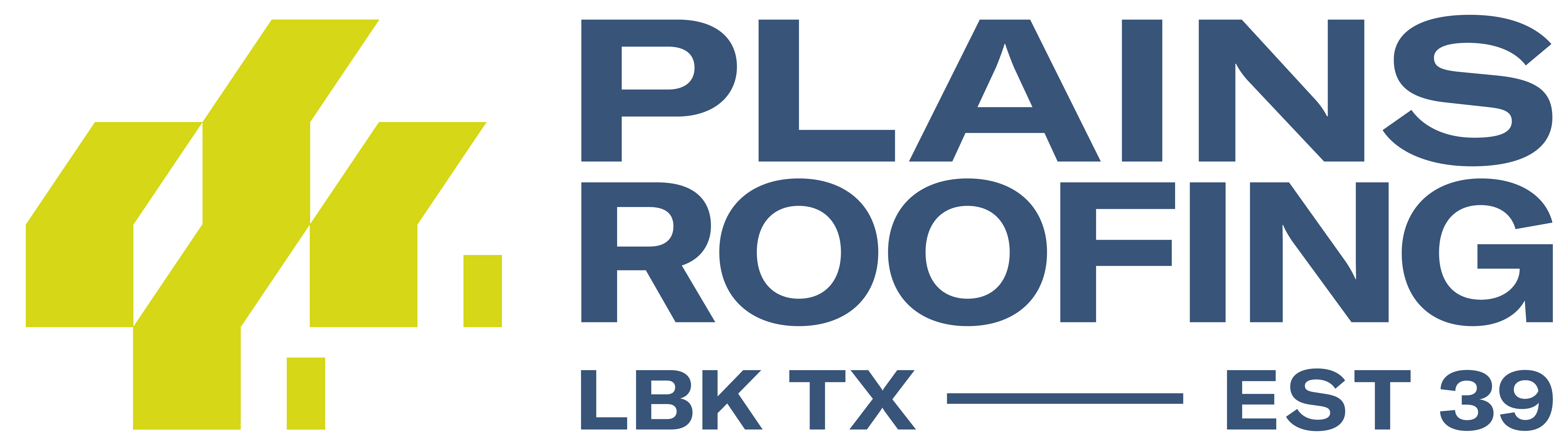 Plains Roofing Company logo