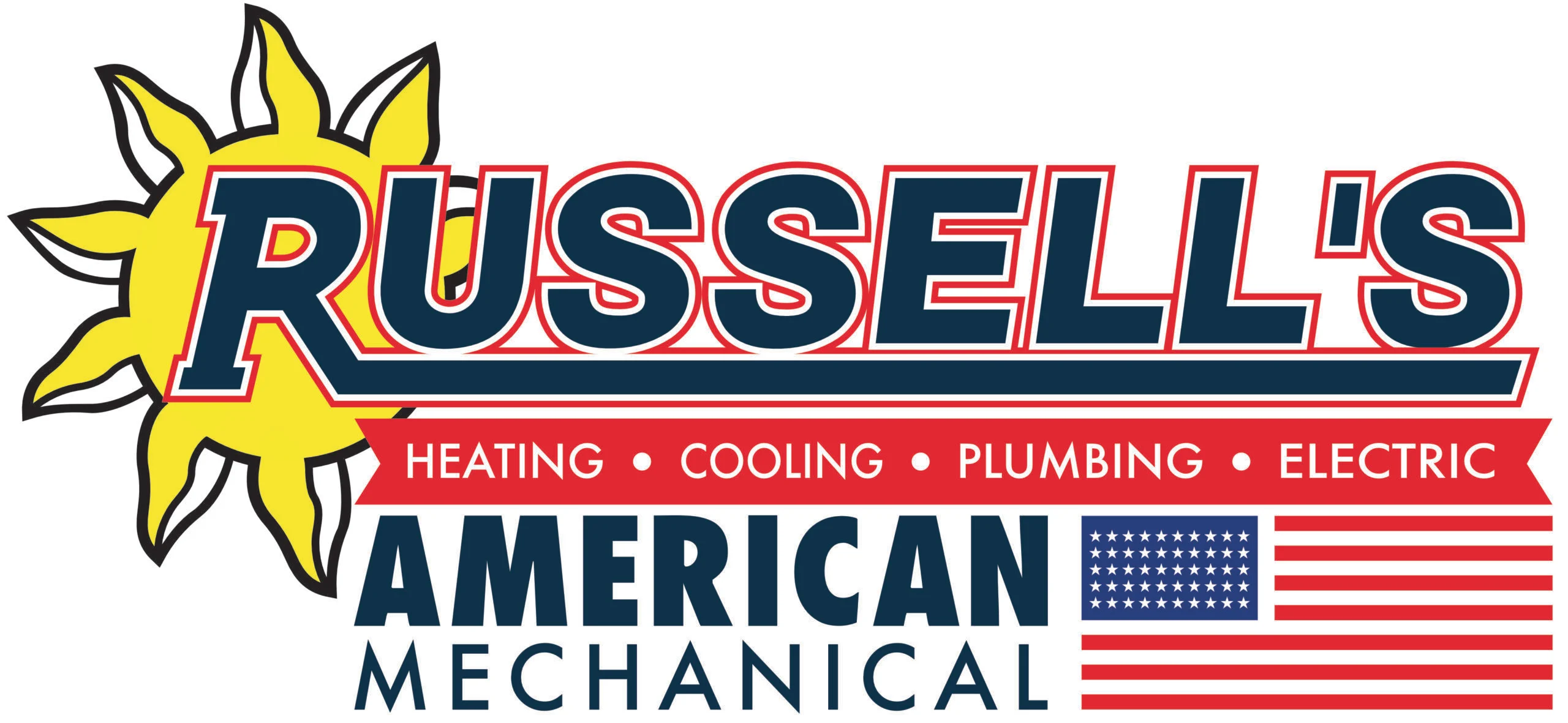 Russell's American Mechanical logo