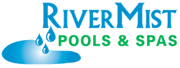 RiverMist Pools and Spas logo