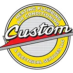 Custom Heating, Plumbing & Air Conditioning Services logo