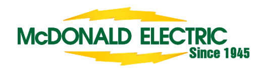 McDonald Electric logo