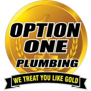 Option One Plumbing logo